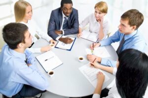 business team meeting